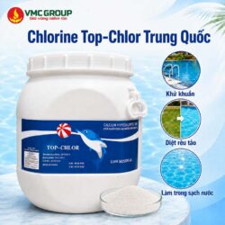 Top-Chlor Trung Quốc xô ngũ giác thùng 50kg - Calcium Hypochlorite 70%