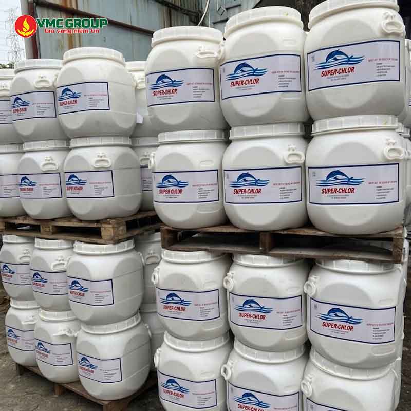 chlorine Super Chlor Trung Quoc thung ngu giac 50kg