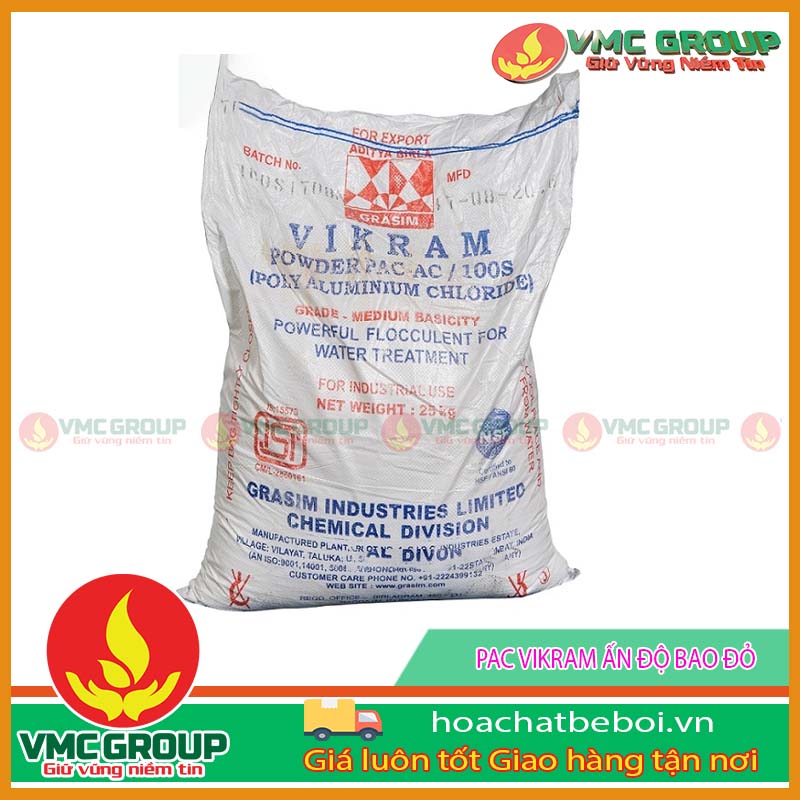 PAC 31 trắng Ấn Độ bao đỏ PAC 31 trắng Ấn Độ bao đỏ