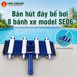 Bàn hút đáy bể bơi 8 bánh xe model SE06