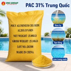 PAC 31 Trung Quốc 25kg/bao - Polyaluminium Chloride Al2O3 31% Min