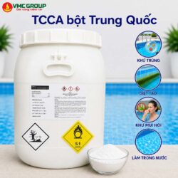 TCCA bột Trung Quốc 25kg/thùng - Trichloroisocyanuric acid 90%