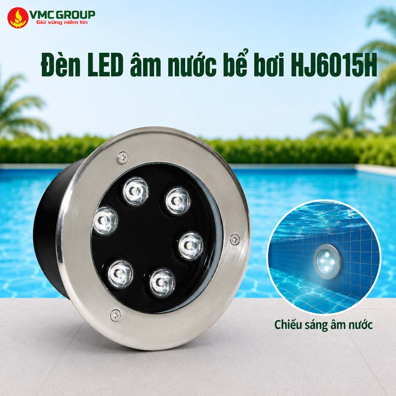 Đèn LED âm nước bể bơi HJ6015H