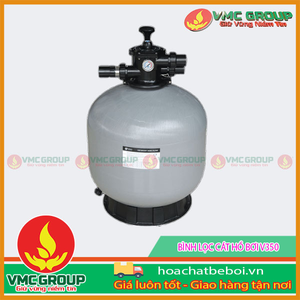 binh loc cat be boi v350 Bình lọc cát hồ bơi V350