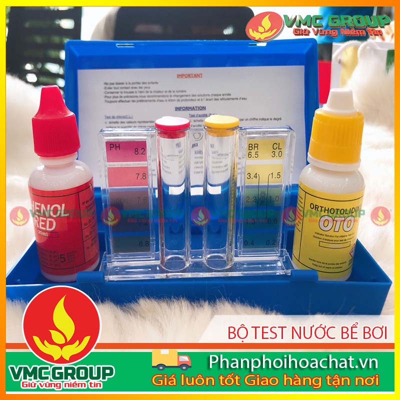 Bộ test nước pH bể bơi 