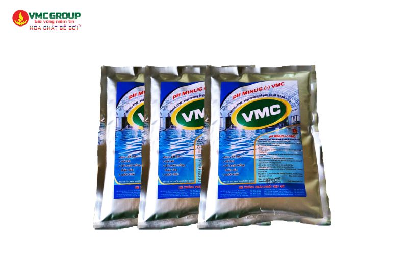 Dùng VMC pH- để giảm nồng độ pH cho nước bể bơi
