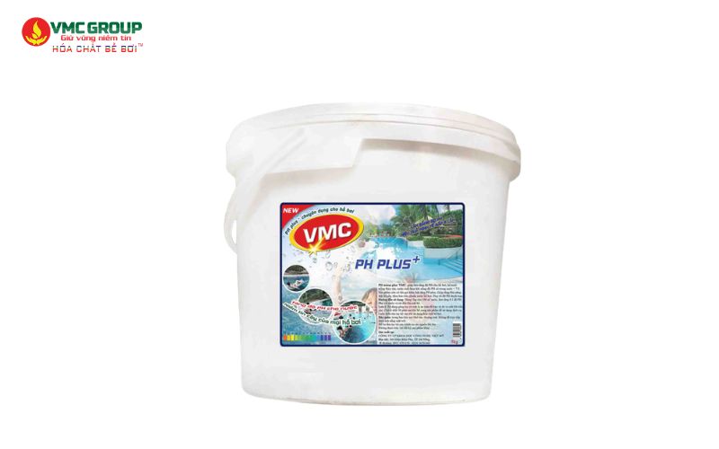 VMC pH Plus chuyên để tăng pH cho bồ bơi nhỏ, hồ bơi gia đình