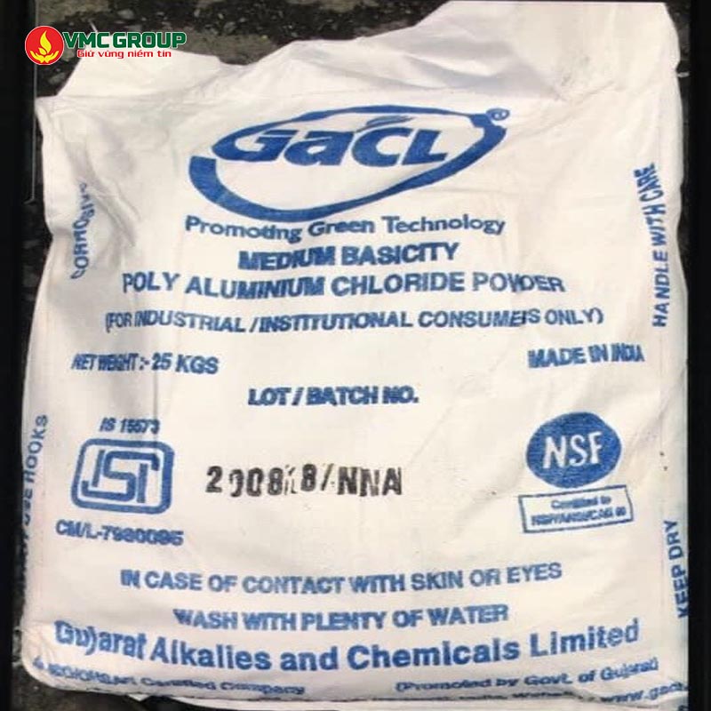 PAC 30 galc an do bao 25kg Poly Aluminium Chloride
