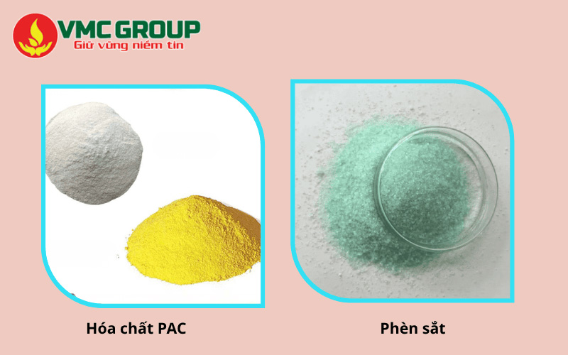 Hình dạng của PAC và phèn sắt Hình dạng của PAC và phèn sắt