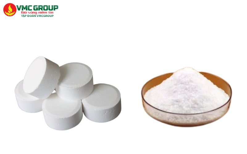 TCCA 90 có dạng viên và bột TCCA 90 có dạng viên và bột