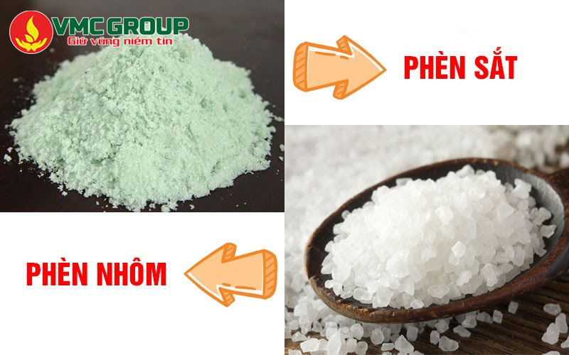 Trạng thái tồn tại của phèn nhôm và phèn sắt Trạng thái tồn tại của phèn nhôm và phèn sắt