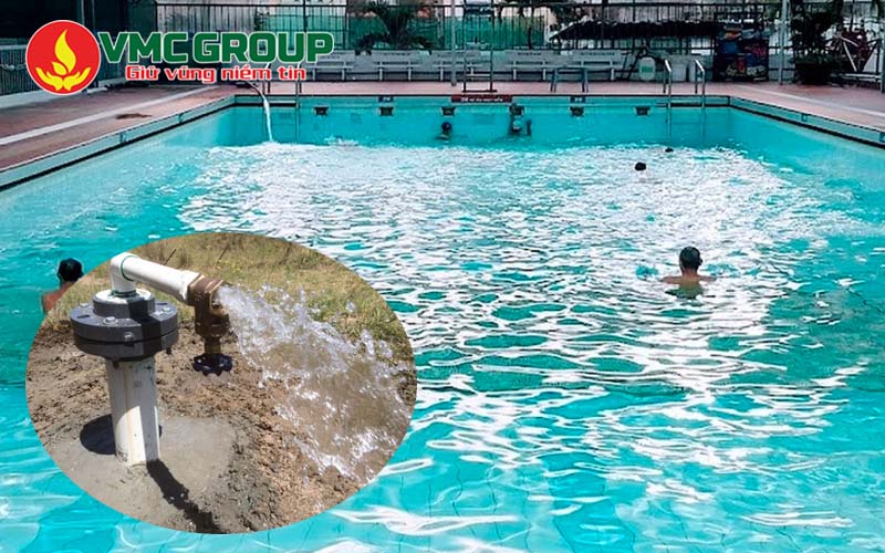 Có thể dùng nước giếng khoan cho bể bơi Có thể dùng nước giếng khoan cho bể bơi