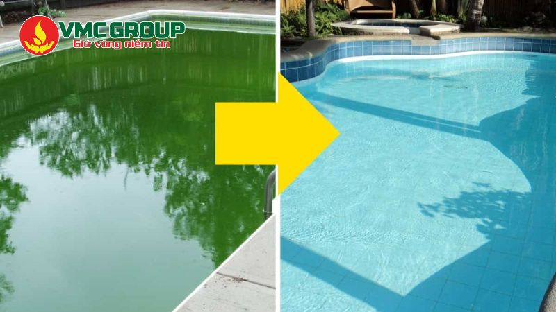 Đồng sunfat diệt rêu tảo nước bể bơi Đồng sunfat diệt rêu tảo nước bể bơi