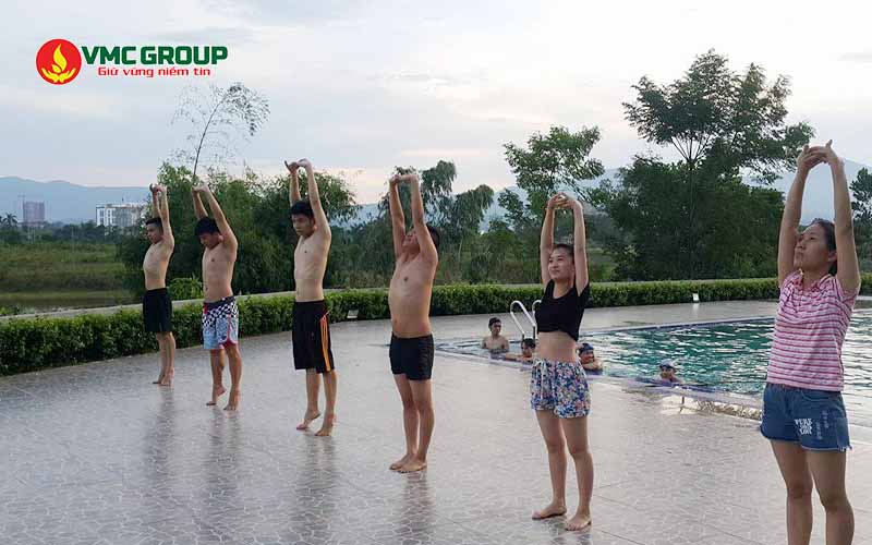 Khởi động trước khi bơi Khởi động trước khi bơi