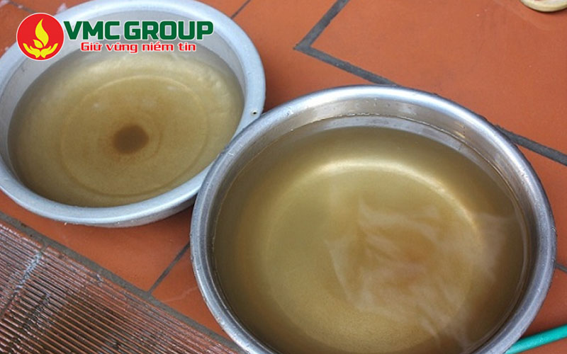 Nước giếng khoan có thể chứa nhiều tạp chất Nước giếng khoan có thể chứa nhiều tạp chất