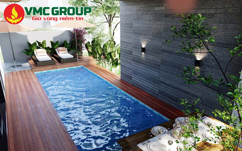 Kích thước chuẩn hồ bơi gia đình