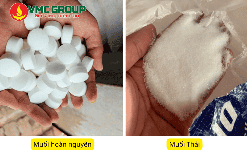 Muối hoàn nguyên và muối Thái