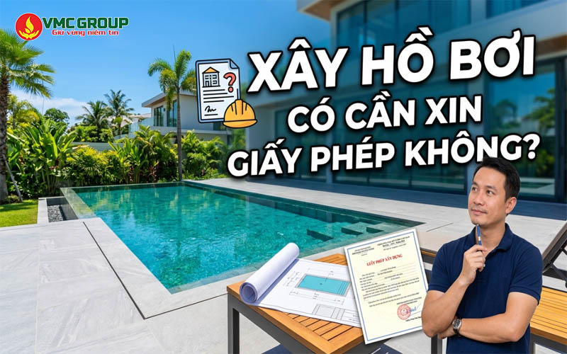 Xin giấy phép xây hồ bơi