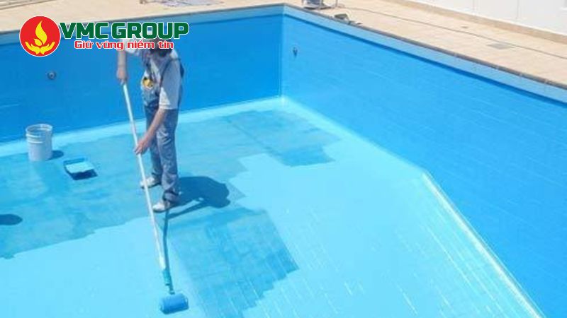 Thi công chống thấm bể bơi Thi công chống thấm bể bơi