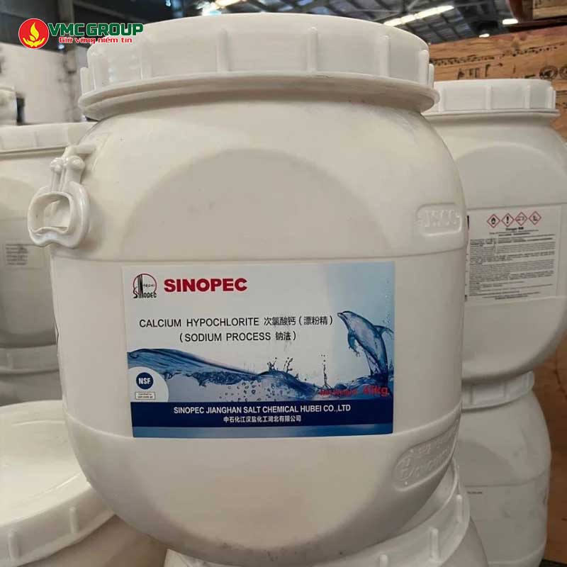 CHLORINE THUNG LUC GIAC 45KG SINOPEC TRUNG QUOC