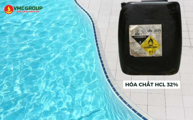 Axit hỗ trợ diệt tảo bể bơi