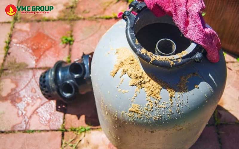 Bình lọc cát tắc nghẽn