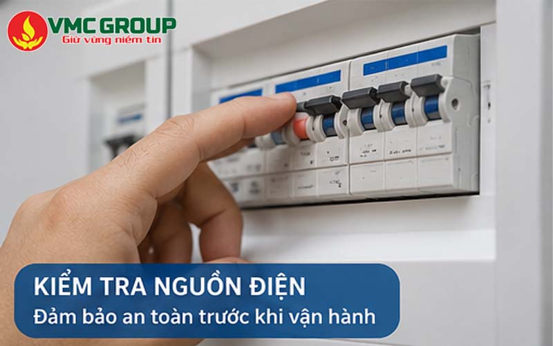 Kiểm tra nguồn điện