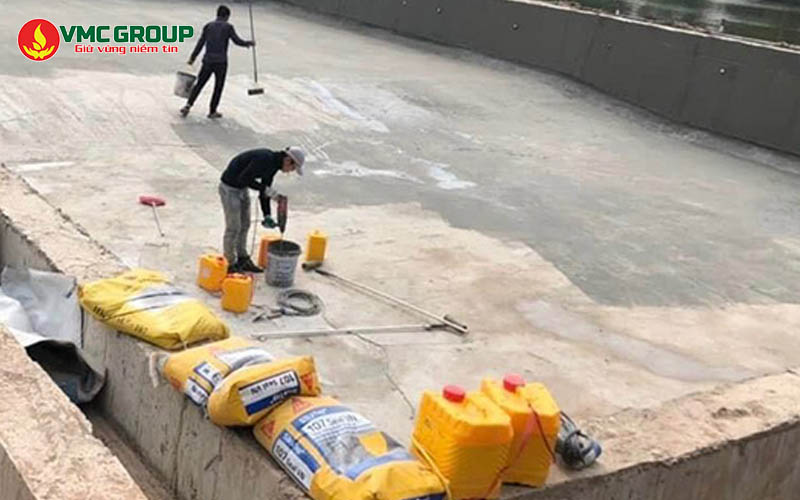 Yêu cầu vật liệu chống thấm bể bơi
