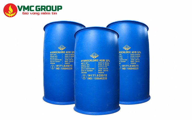 Acid HCl công nghiệp 32% 