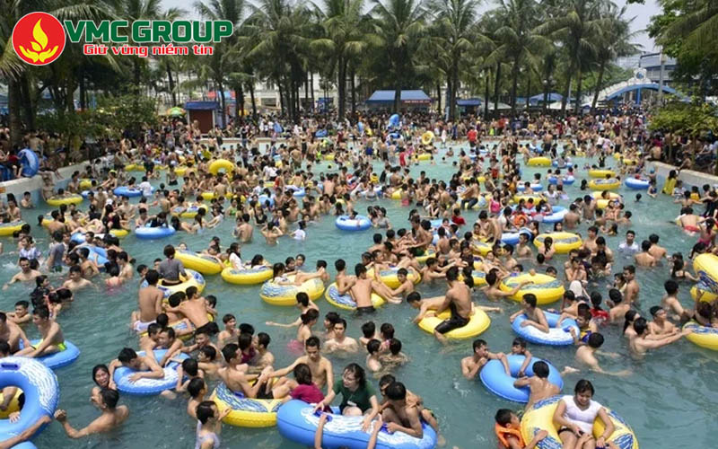 Khi nào cần sốc Clo bể bơi nước mặn? - Sau khi hồ có đông người bơi