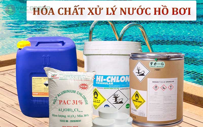 Chi phí hóa chất xử lý nước bể bơi