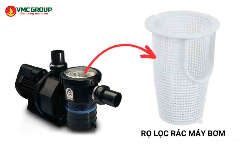 Vệ sinh rọ lọc máy bơm thường xuyên