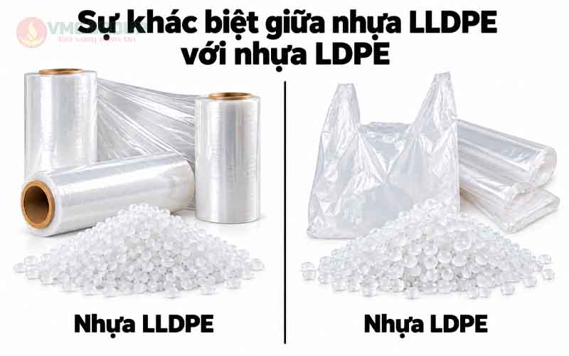 So sánh nhựa LLDPE và nhựa LDPE