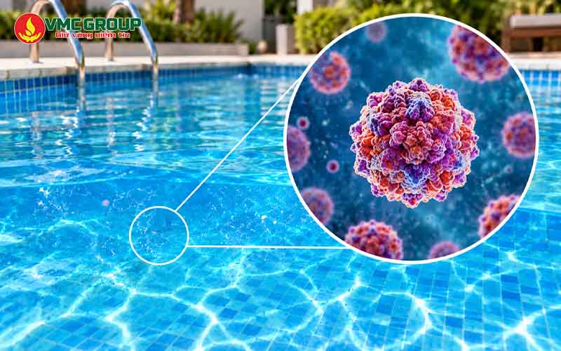 Virus viêm gan A trong hồ bơi